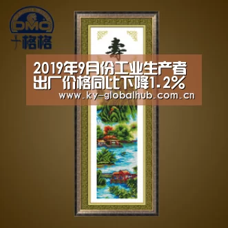 2019年9月份工业生产者出厂价格同比下降1.2%“开云赛事直播”(图2) 开云热门赛事